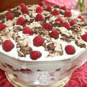 Delícia de Lima, Suspiro de Chocolate e Framboesas