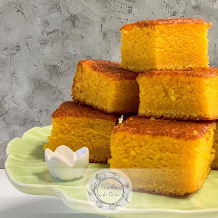 Bolo de Cenoura e Laranja