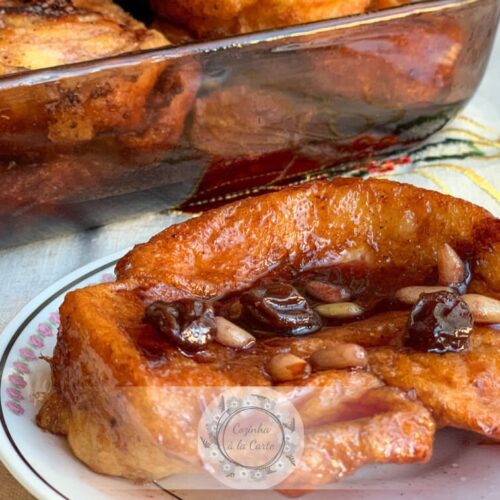Rabanadas com Calda de Vinho do Porto