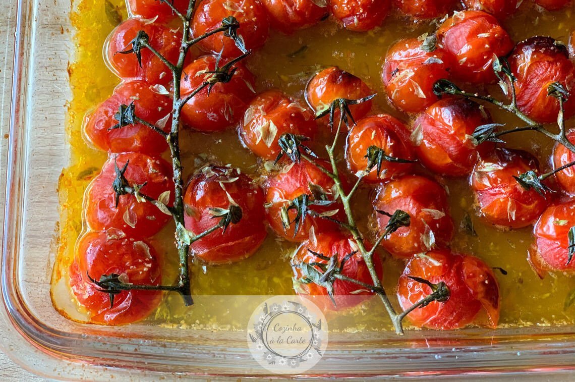 Tomatinhos Cherry Assados