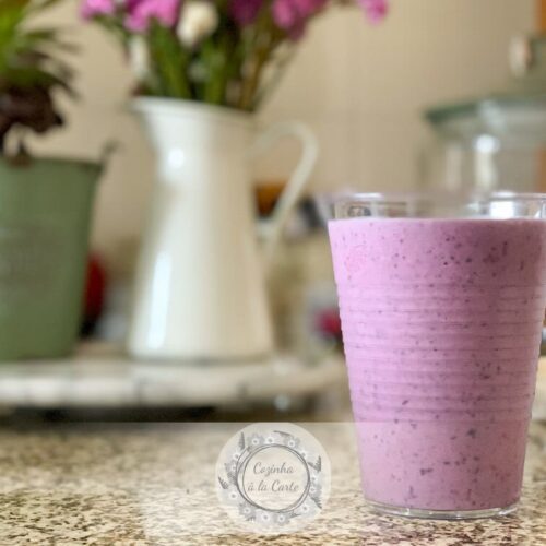 Smoothie Mirtilos e Framboesas